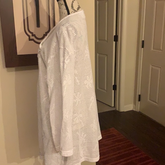 Long sleeve Net Swimsuit Coverup - Picture 3 of 7